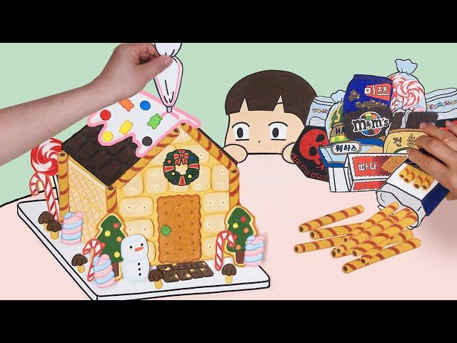 Stop motion to make and eat a sweet cookie house :: selfacoustic