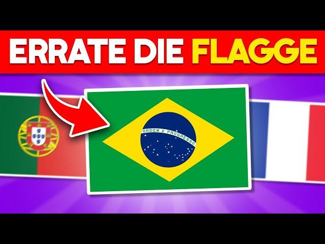 Kannst du alle 50 Flaggen erraten?  | Flaggen Quiz