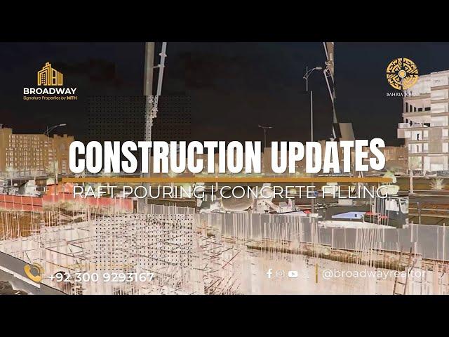 Tulip Residence Construction Updates | Pouring | Concrete Filling Broadway Realtor BTK