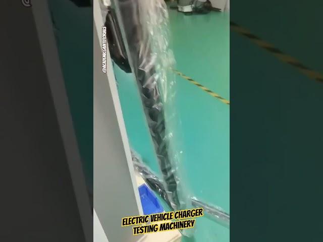 Electric Vehicle Charger Testing Machinery #automation #machine #shorts