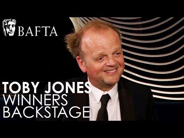 Toby Jones talks about his BAFTA win for Detectorists! | BAFTA TV Awards 2018