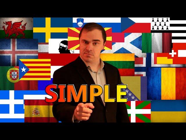 Each European Language Explained in 1 Sentence