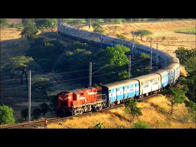 The Snaking Diesels Through Ranjangaon S-Curve !!