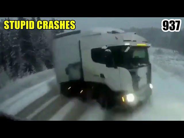 Stupid crashes 937 November 2024 car crash compilation