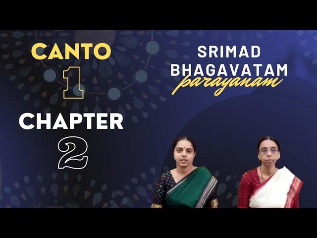 Srimad Bhagavatam | Canto 1 | Chapter 2