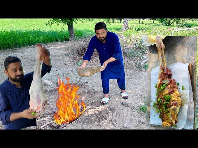 New idea Baking Mutton Raan |  Mutton Raan Cooked in Mud | mutton Packed in Clay