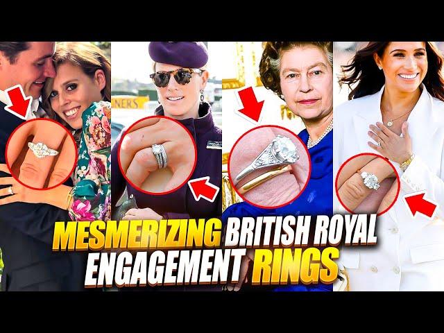 MESMERIZING British Royal Family Engagement Rings