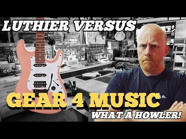 A luthier dissects a Gear 4 Music Super Strat...How bad is it?