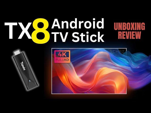 4K Android TV Stick Tanix TX8  |  UNBOXING REVIEW