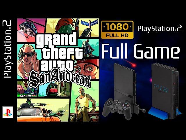 Grand Theft Auto: San Andreas - Story 100% - Full Game Walkthrough / Longplay 1080p 60fps (PS2)