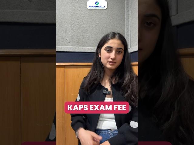 What is the Cost Involved in the KAPS Exam? #Shorts #KAPSExam #drakramahmad