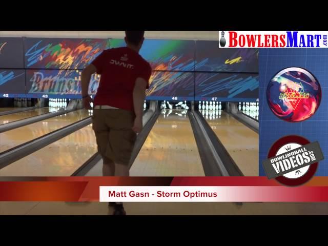 Storm Optimus Bowling Ball with Matt Gasn - BowlersMart.com