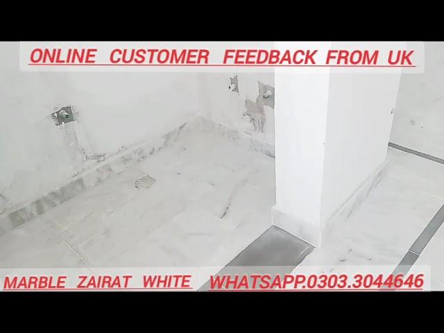 online customer feedback from the UK to Karachi #construction #marble #home #whitemarble