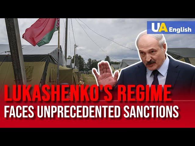 Lukashenko's regime in trouble: Belarus faces unprecedented sanctions