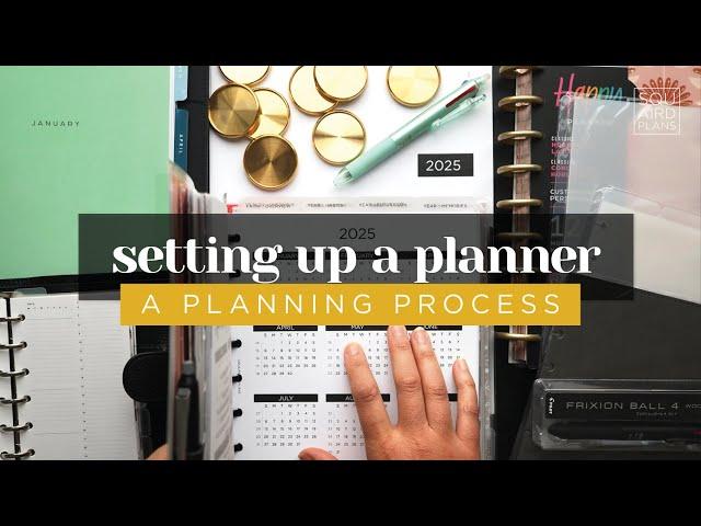 HOW TO SET UP A PLANNER :: A Step-by-Step Planning Process to Create the Perfect Planner Setup