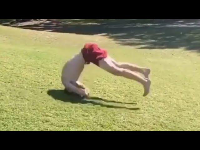 WORST DOUBLE BACKFLIP FAILS COMPILATION !