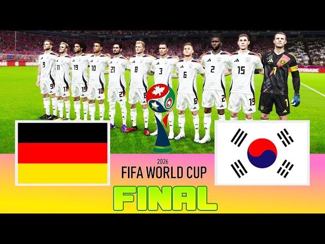 GERMANY vs SOUTH KOREA - Final FIFA World Cup 2026 | Full Match All Goals | Football Match
