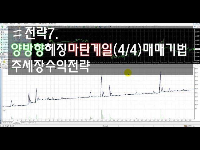 ＃전략7. 양방향헤징 마틴게일(4/4)매매기법. 추세장수익전략