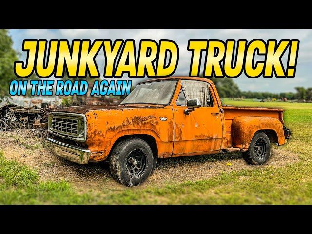 Will It Run and Drive? JUNKYARD Dodge Truck Revived!