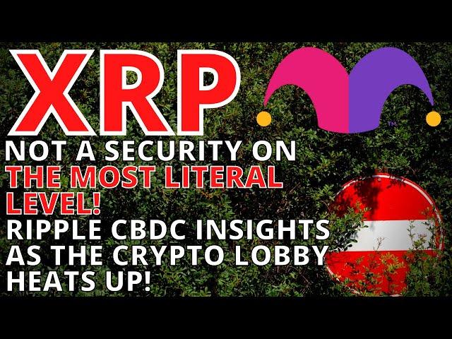 XRP Ripple news today  XRP NOT a Security! Ripple CBDC Solutions, Crypto Lobby, Ripple CEO on Case