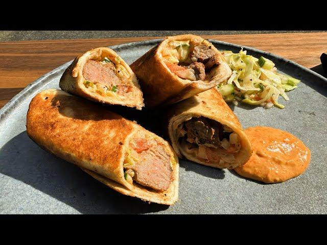 gegrillte Steak Tortilla - Steak Taquitos