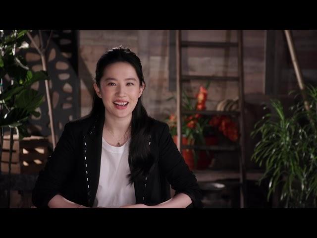 Mulan: Yifei Liu "Mulan" Behind the Scenes Movie Interview | ScreenSlam