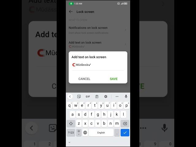 Android smartphone setting just one click
