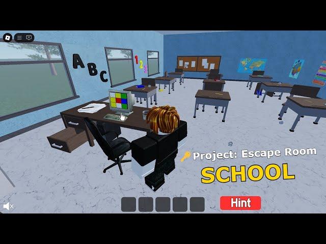 Roblox PROJECT: ESCAPE ROOM SCHOOL Walkthrough (English)