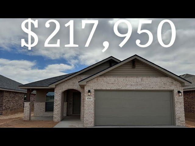 NEW $217k+ 3 BED 2 BATH AFFORDABLE NEW BUILT HOME IN LUBBOCK TEXAS | TEXAS REAL ESTATE