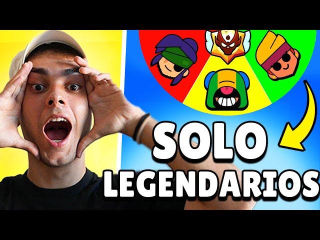 RULETA EN RANKEDS pero SOLO ME PUEDEN TOCAR BRAWLERS LEGENDARIOS !! #2