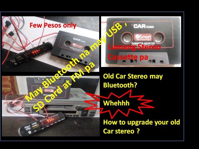 How to update your old car stereo Add bluetooth and auxillary inputs. Dudz Daddy Tech