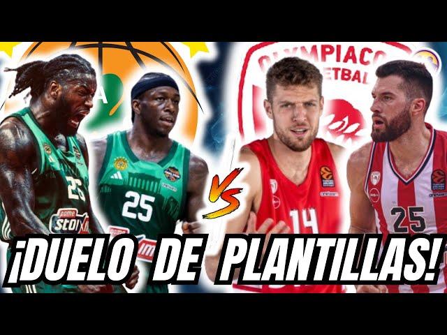 ¡PANATHINAIKOS vs OLYMPIACOS! ¿Qué PLANTILLA es MEJOR? | 2 Colegas