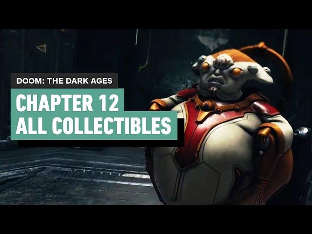 Doom: The Dark Ages - Chapter 12 Sentinel Command Station | All Collectibles (Upgrades, Secrets)