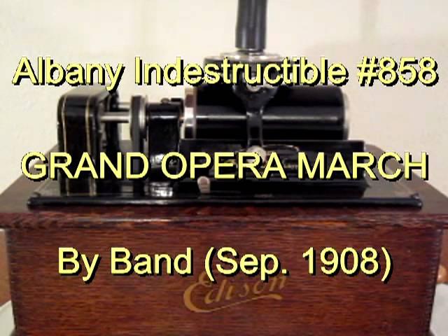 858 - GRAND OPERA MARCH, March by Band (Sep. 1908)