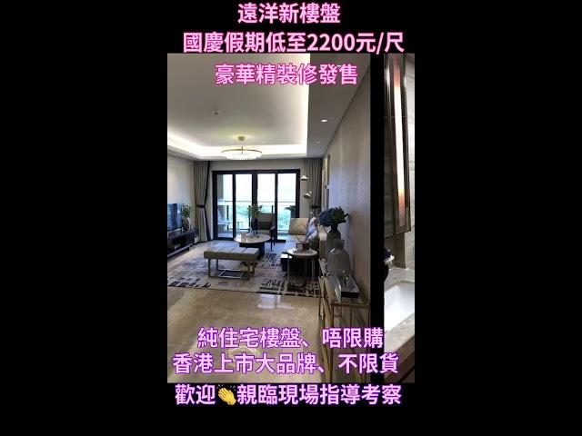 香港上市企業，全國十強，深中橋頭堡，純住宅現樓發售