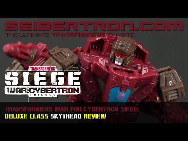 Transformers War for Cybertron Siege SKYTREAD Deluxe Class review from Seibertron.com