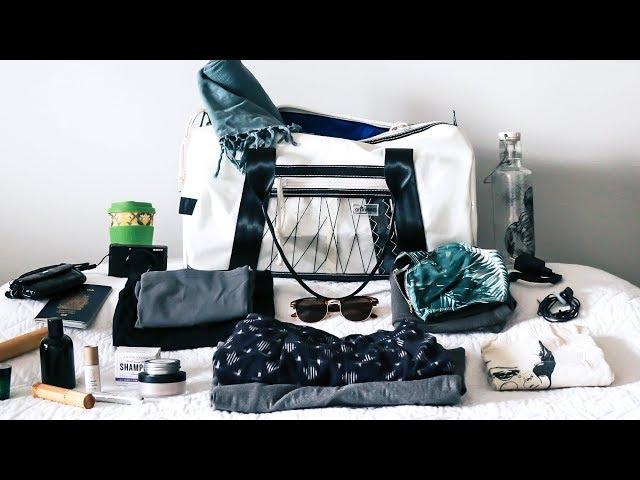 WHAT'S IN MY BAG? | Minimal & Eco Travel Essentials