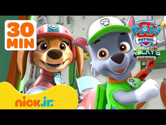 PAW Patrol's Rocky's Garage Compilation #6 | Nick Jr.