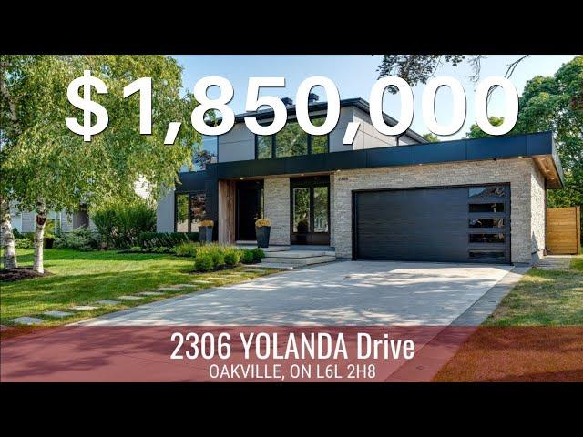 What $1,850,000 Buys You Near Toronto (Oakville Modern Home Tour)