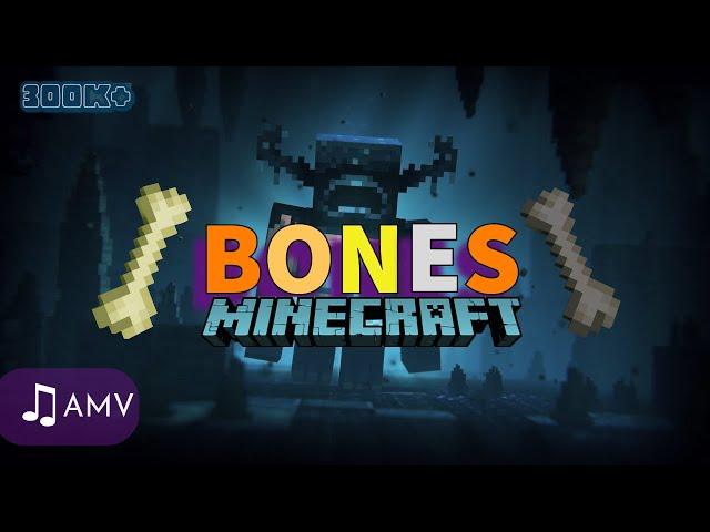  [AMV] Bones - Imagine Dragons | Warden Fight | Minecraft Animation