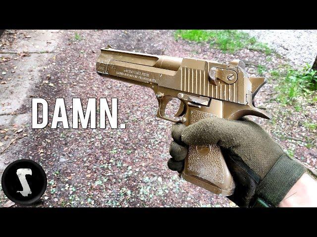 The Golden Overpowered Airsoft Desert Eagle you will WANT.