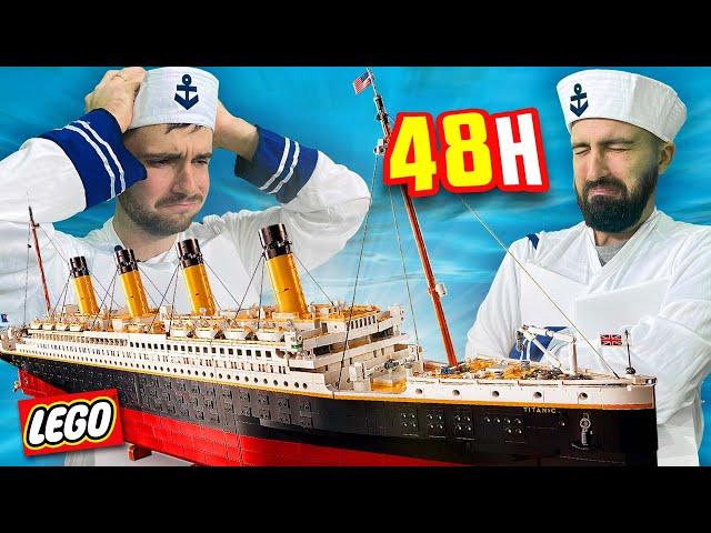 On a construit le TITANIC LEGO en 48H (le plus DIFFICILE du MONDE)(plus jamais)