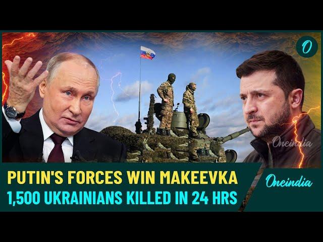 Russia's Big Win in Makeevka: 1,500 Ukrainian Soldiers Killed as Putin's Army Pushes Toward Pokrovsk