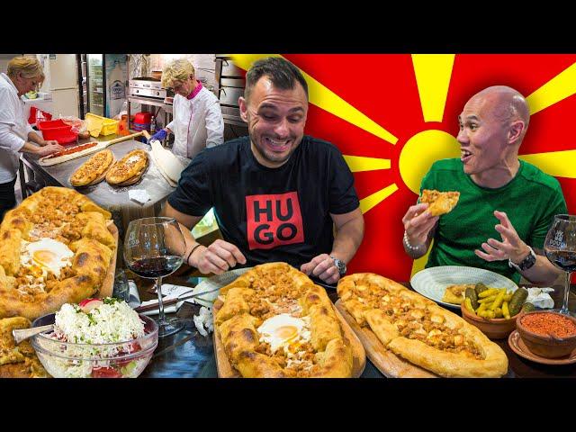 MACEDONIAN FOOD, BEST FOOD IN THE BALKANS? Pastrmajlija & Shopska + Meat Feast in Skopje, Macedonia