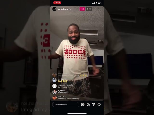 Adrien Broner Drunk Asf On Live