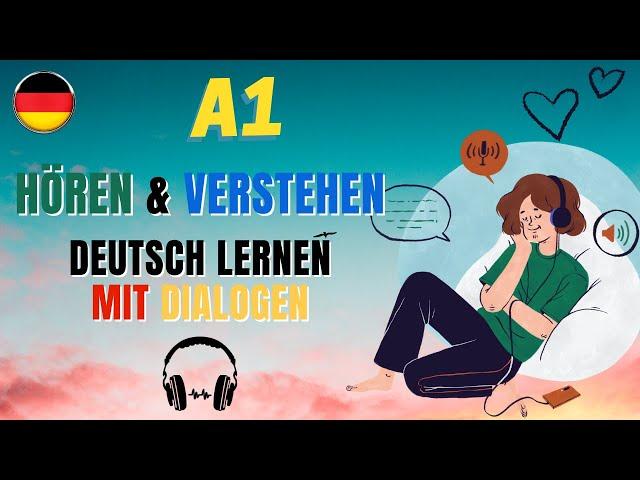 Deutsch lernen mit Dialogen A1