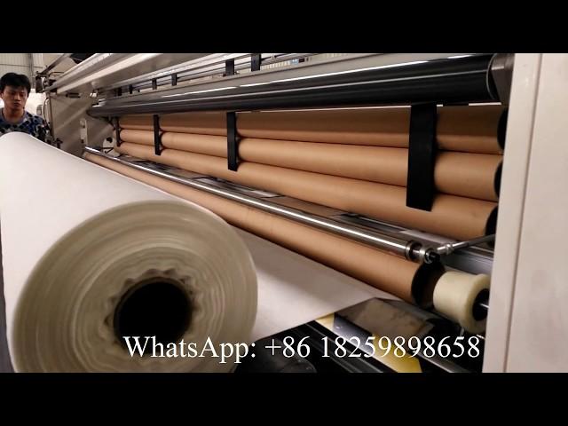 Máquina de fabricación de papel de papel higiénico maxi roll automático completo