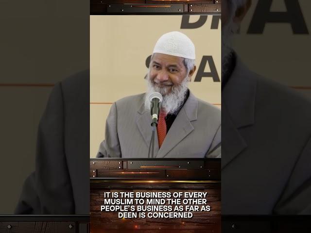 Business of Every Muslim. Dr Zakir Naik