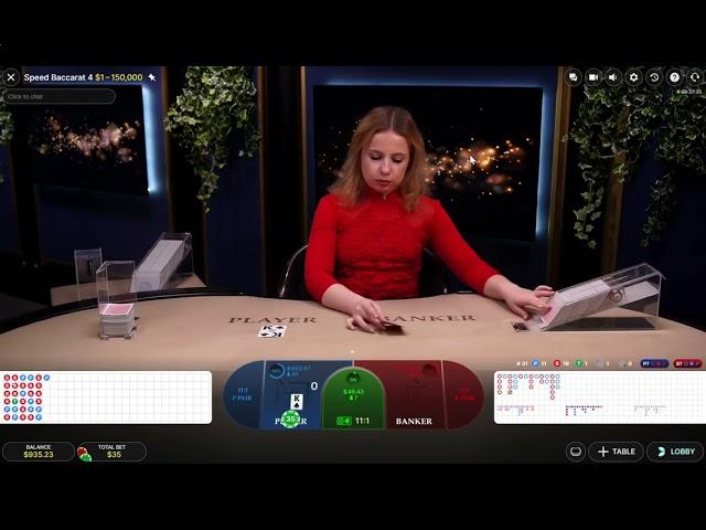 Baccarat Lobby Live Casino Game by Evolution Live Gameplay on Stake Casino | Persistence Pays Off!