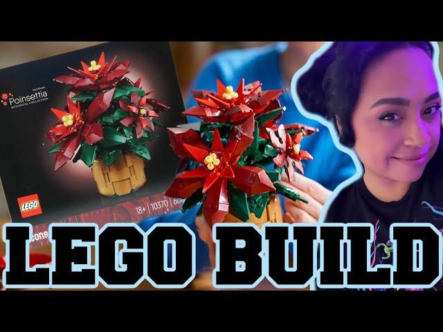 Let's Build The LEGO Christmas Poinsettia